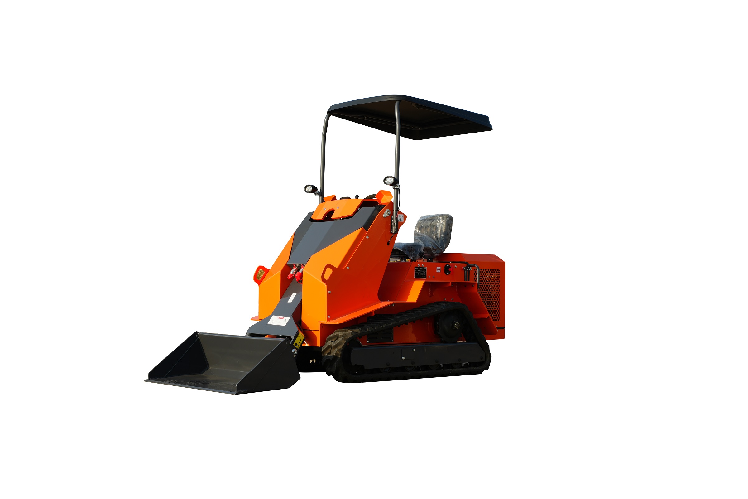 Minicarregadora compacta sobre rodas T490