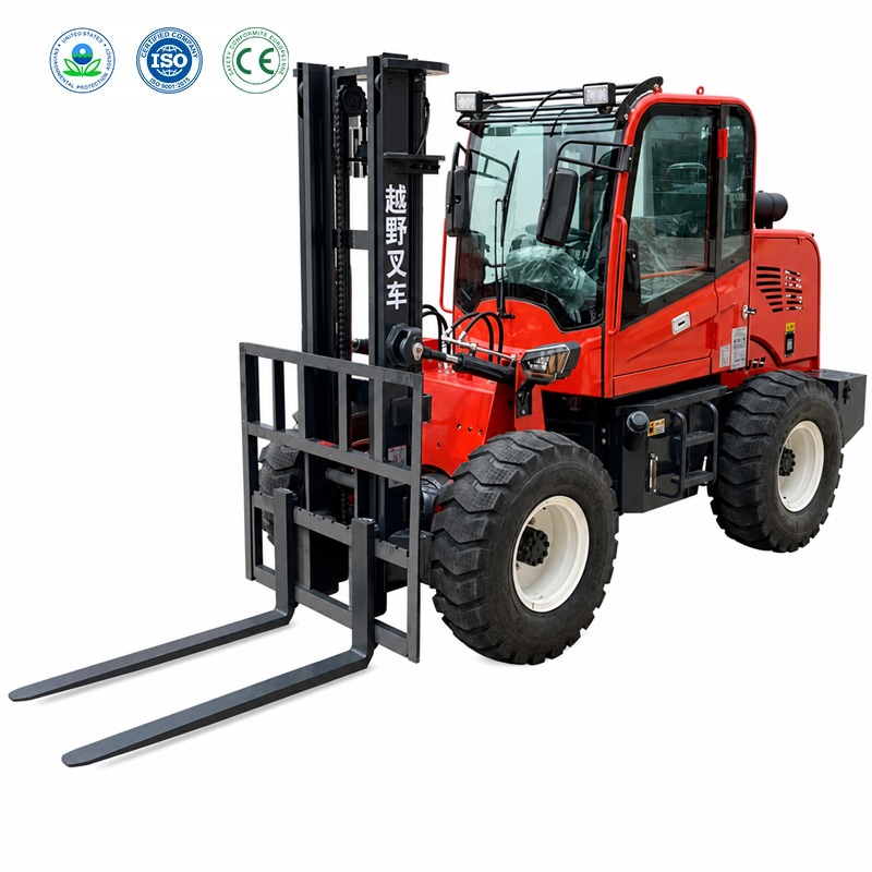 Empilhador todo-o-terreno 4WD de 1,5 toneladas | Elevação de 3 m