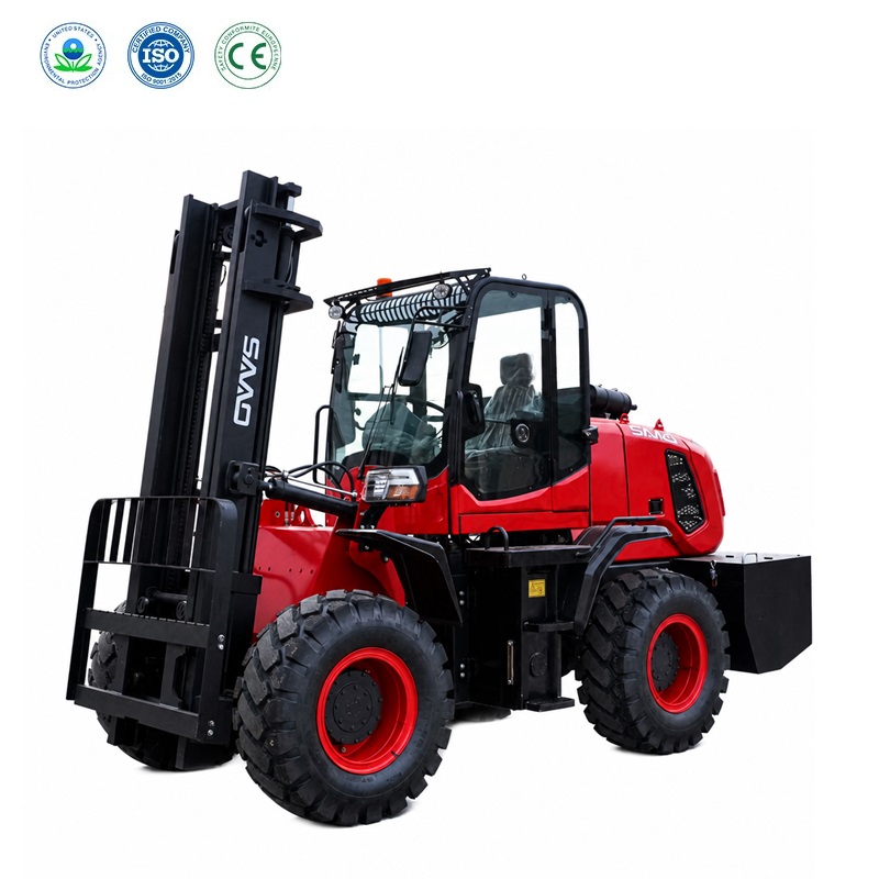 Empilhador todo-o-terreno 4WD de 4 toneladas | Elevação de 4 m