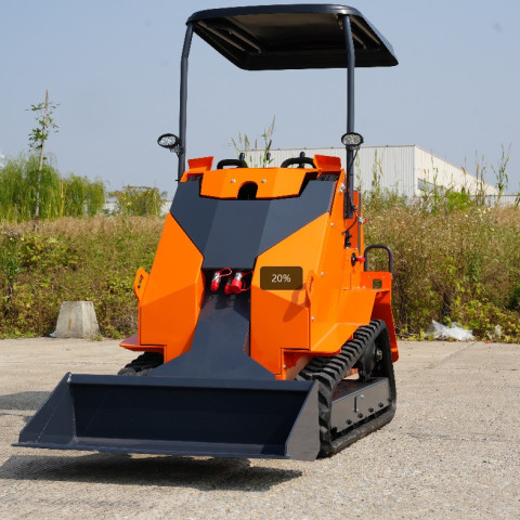 Carregadora de rastos mini com condutor T390
