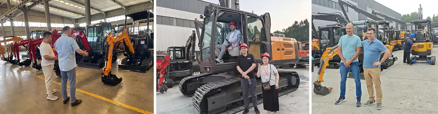 Clientes Globais e Casos de Sucesso | Escavadeiras